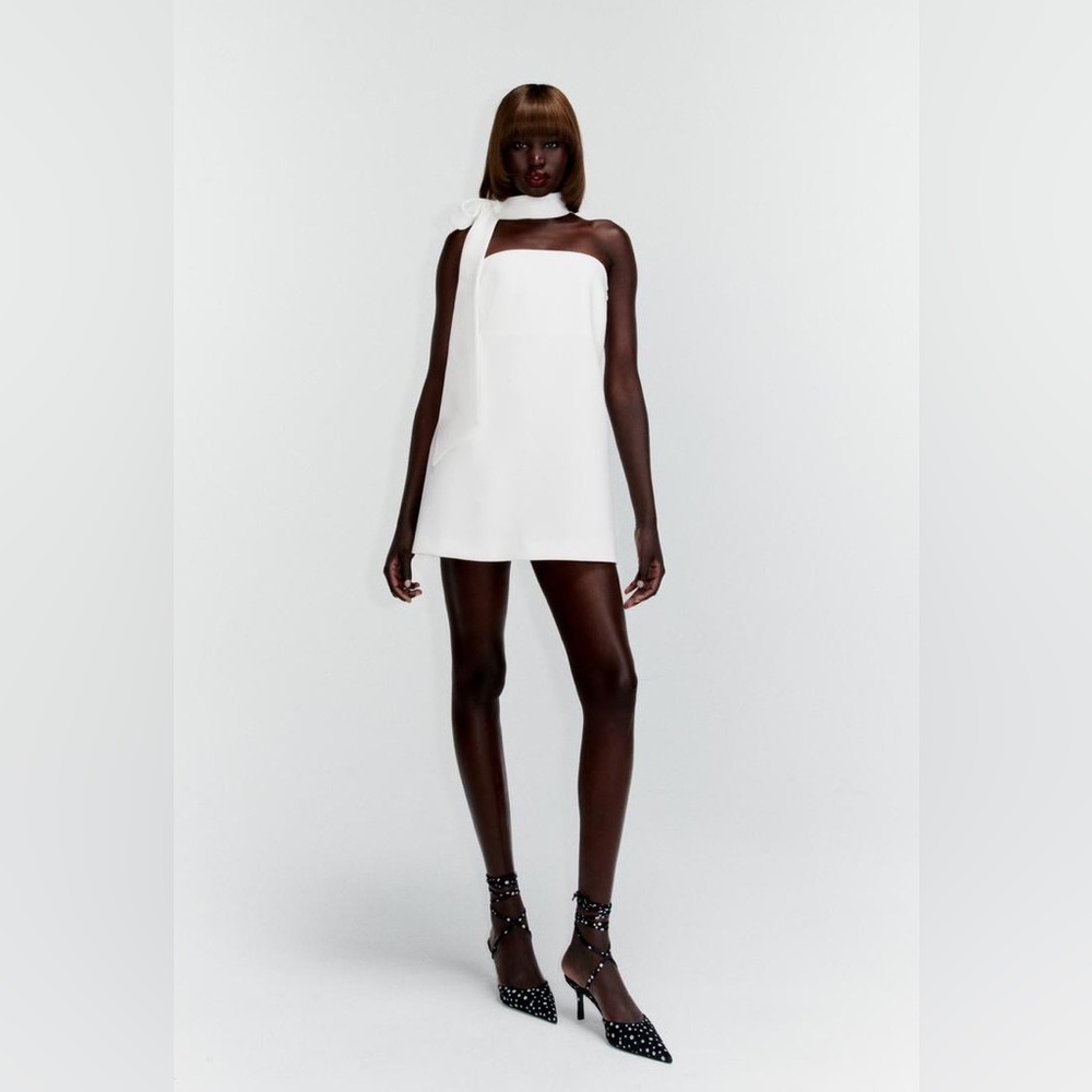 Zara choker mini dress NWT
